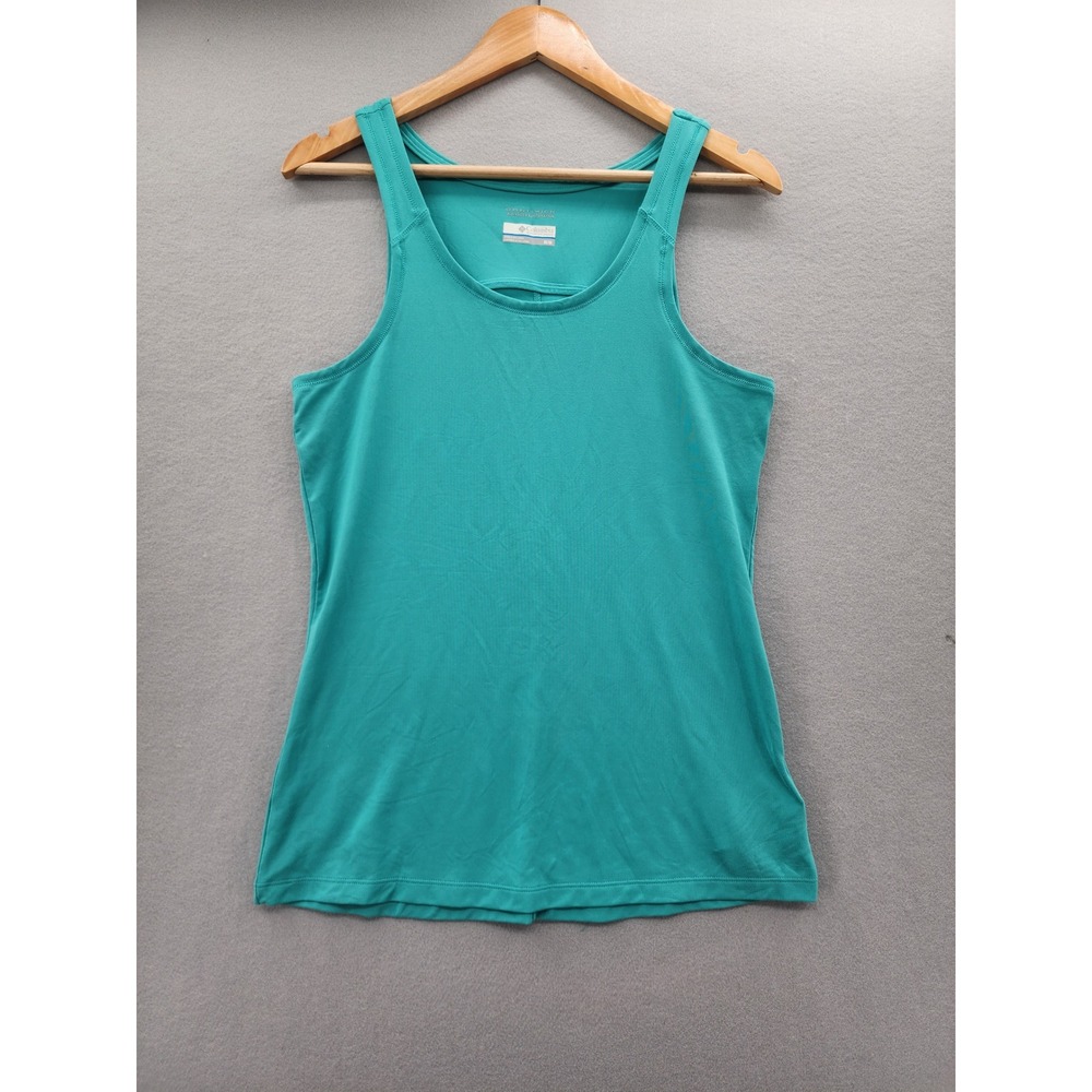 Columbia Omni-Wick‎ Tank Top Womens Medium Teal Green Activewear Running Gym